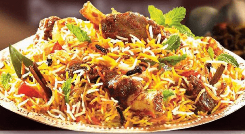 SPECIAL BIRIYANI ( CHICKEN 1 PCS, MUTTON 1 PCS, BEEF 1 PCS)